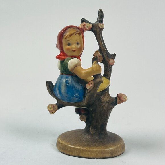 Hummel 1950's  Apple Tree Boy & Apple Tree Girl 141 3/0 & 142 3/0 TMK2 - Picture 2 of 10